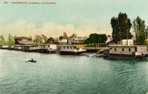 Houseboats, Alameda, California                       